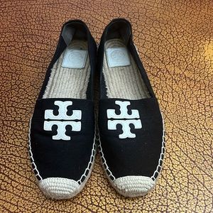 Tory Burch black Espadrilles 8.5